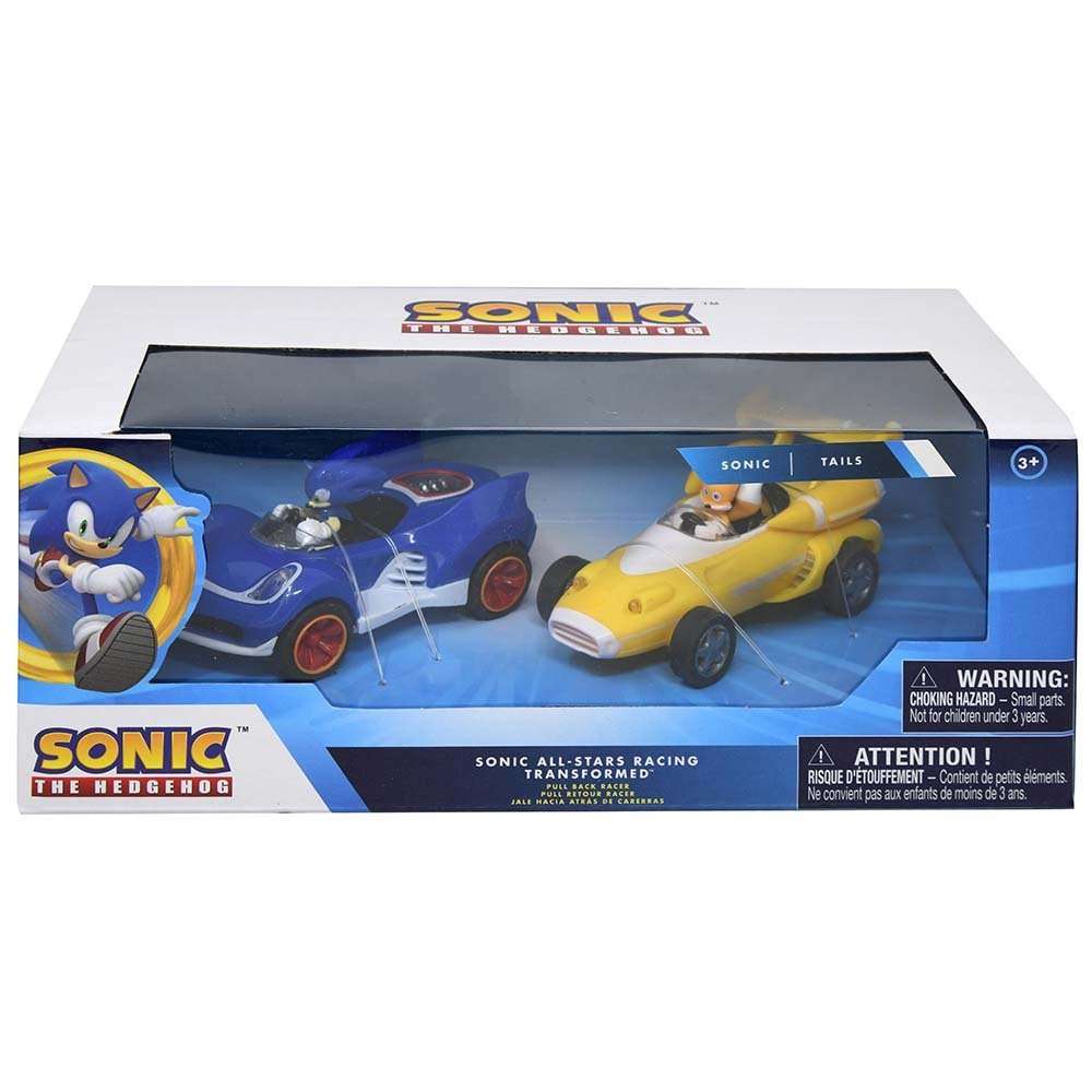 Wholesale Sonic and Tails Pull Back Cars, 2-Pack - DOllarDays