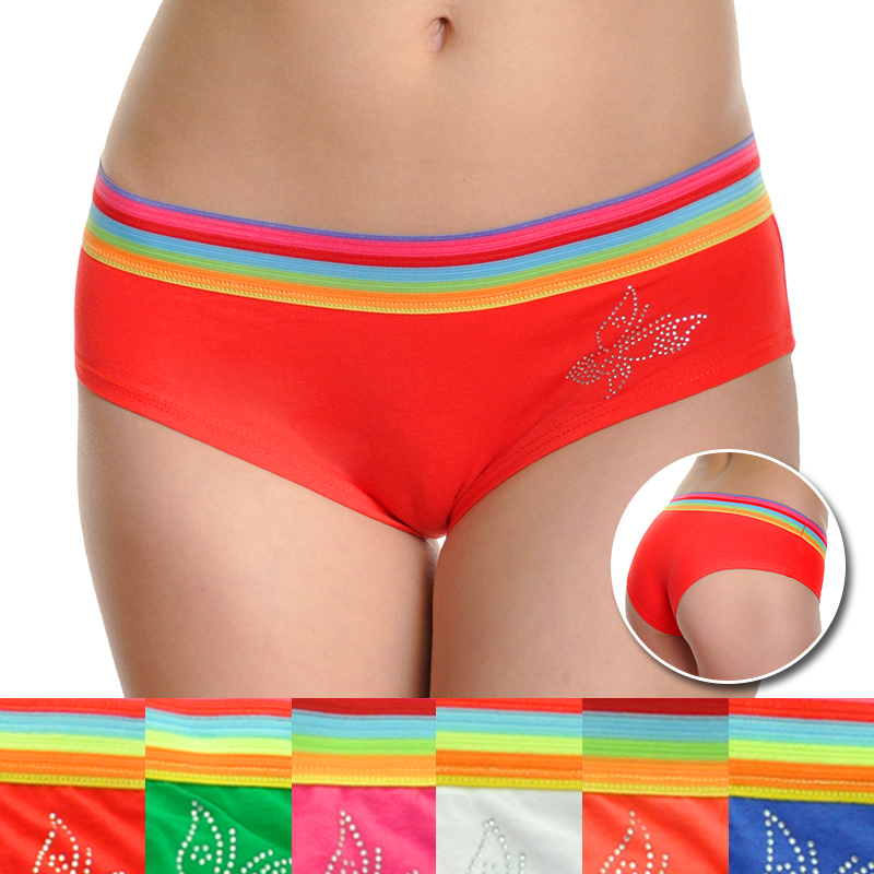 Wholesale Angelina Rainbow Waistband Hiphuggers(288x$1.55)