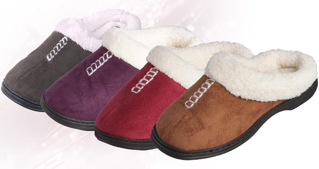 Wholesale Beverly Rock Women's Faux Suede Clog Slippers S-XL(36x$6.03)
